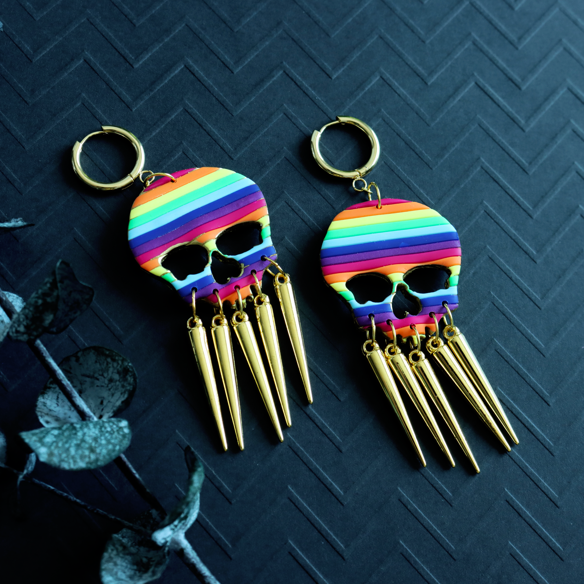 Rainbow Skulls